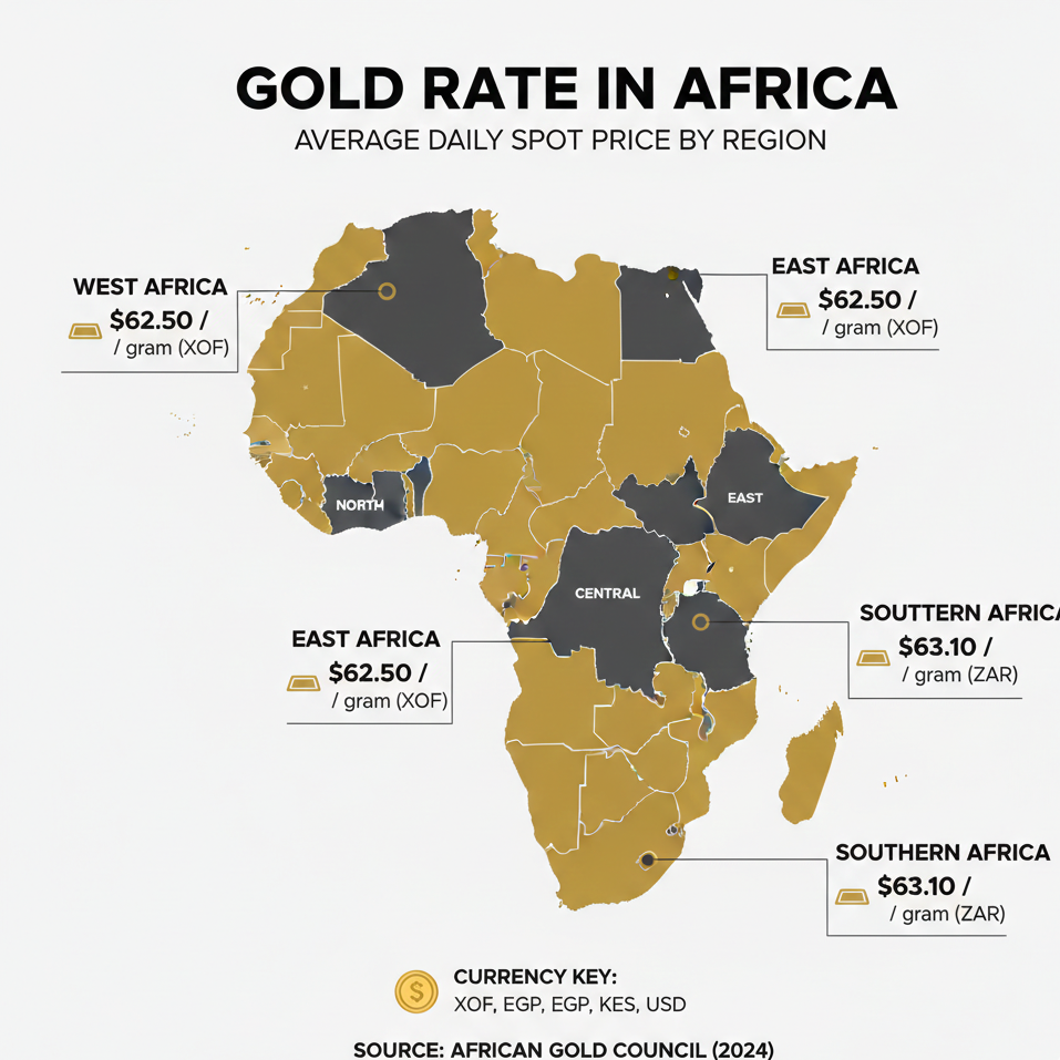 What Is the Gold Rate in Africa? Retail Prices vs. Institutional Export Value (2026)