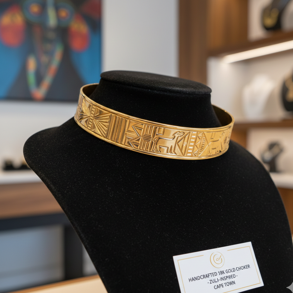 Gold Choker Necklace South Africa – Cultural Craftsmanship Meets Modern Design